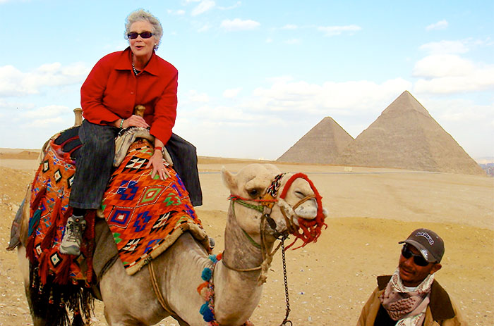 Anne Block leads tour in Egypt