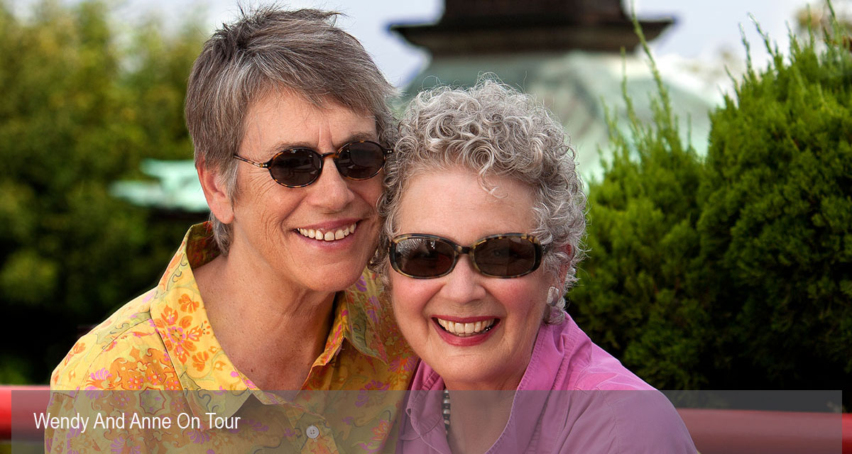 Anne Block and Wendy Dallas of LGBT Senior Tour